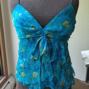 Laundry By Shelli Segal Tops - Fun Peacock Top Laundry By Shelli Segal Tops - Fun Peacock Top
